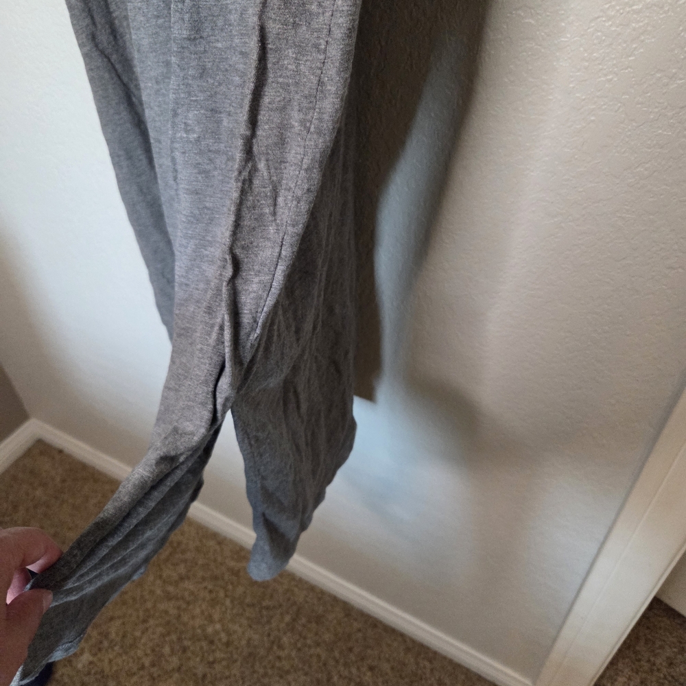 Old Navy Gray Sheath Midi Dress Short Sleeve Crew Neck - Picture 4 of 8